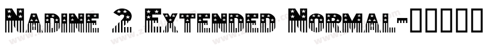 Nadine 2 Extended Normal字体转换
